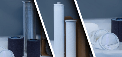 Automotive parts washer filtration system illustrating multi-stage filters for achieving high cleanliness specifications
