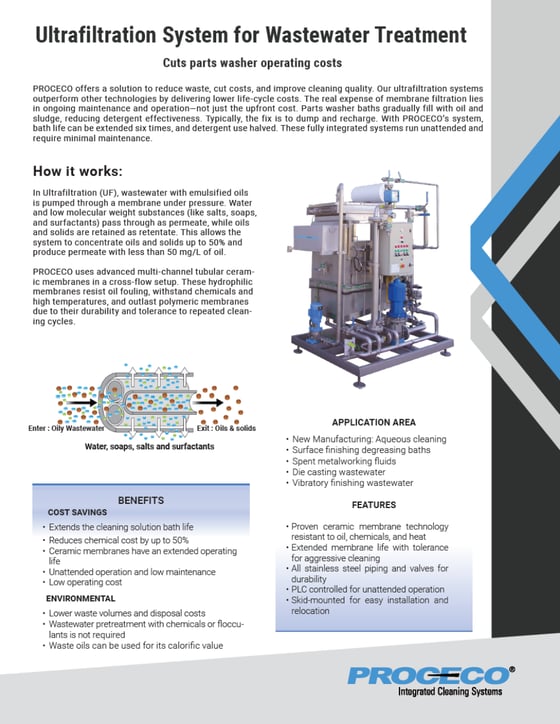 Ultrafiltration Systems for Wastewater Treatment