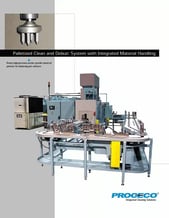 Palletized Clean and Deburr System with Integrated Material Handling