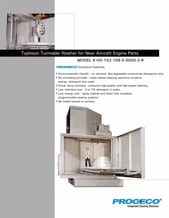 Turntable Washer for New Aircraft Engine Parts