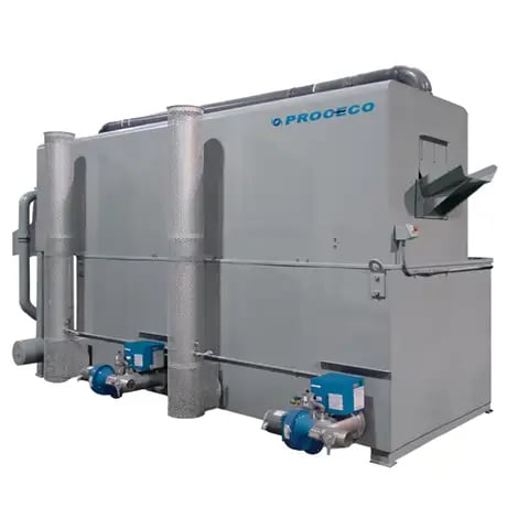 The PROCECO TYPHOON®-MD is a drum type parts washer ideal for small parts cleaning 