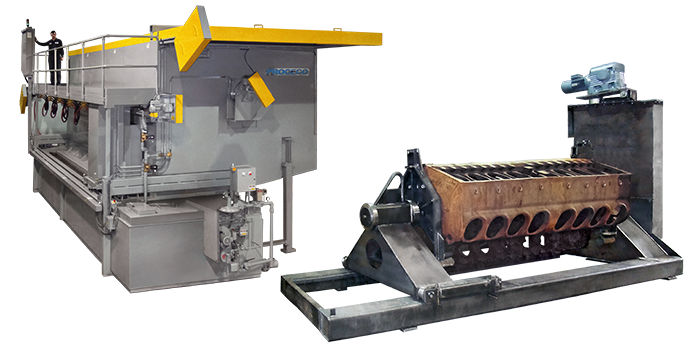 Safe and Efficient Cleaning of Large Diesel Engine Blocks