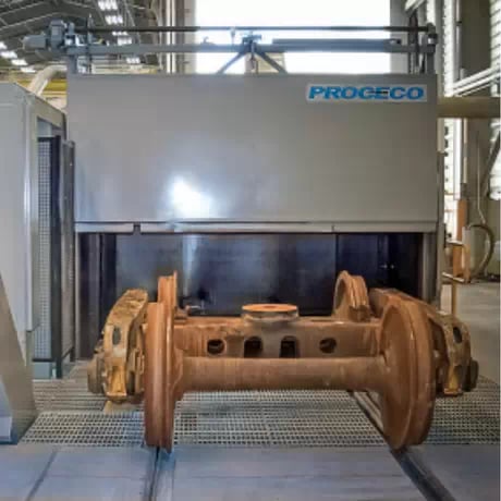 Instalaciones de desengrase acuoso para el lavado y secado de bogies de locomotoras