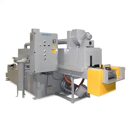 PROCECO fabrique des laveuses de pièces industrielles, y compris des laveuses de pièces à convoyeur pour le nettoyage de pièces métalliques et de pièces automobiles