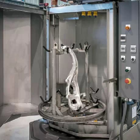 The TYPHOON®-PCE turntable spray washer is available in single- or multi-stage configurations for all cleaning specifications