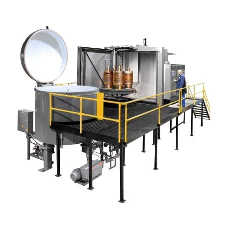 Water-based traction motor cleaning solution
