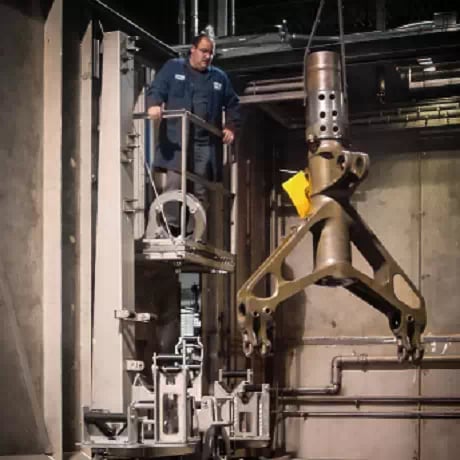 Lavadora con plataforma giratoria para trenes de aterrizaje