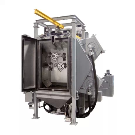 The Spinner hanger Slurry Blaster provides outstanding cleaning performance within minutes