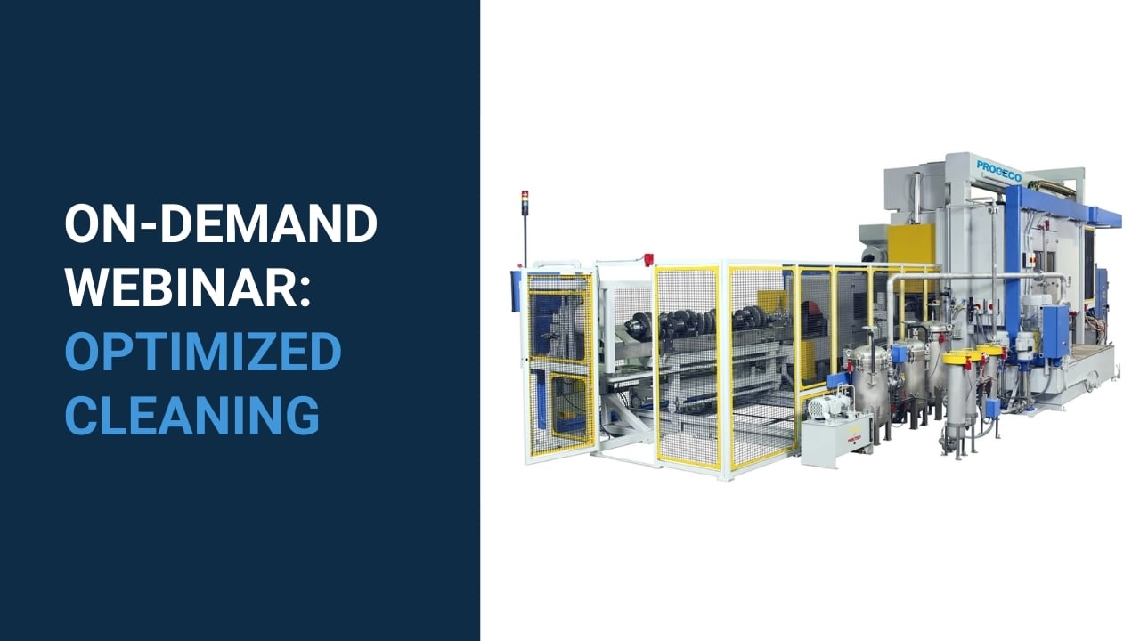 Webinar: Cleaning in Remanufacturing vs. New Manufacturing