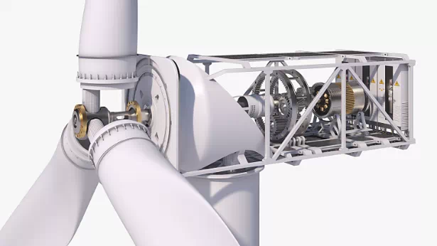 Wind-turbine-nacelle-components