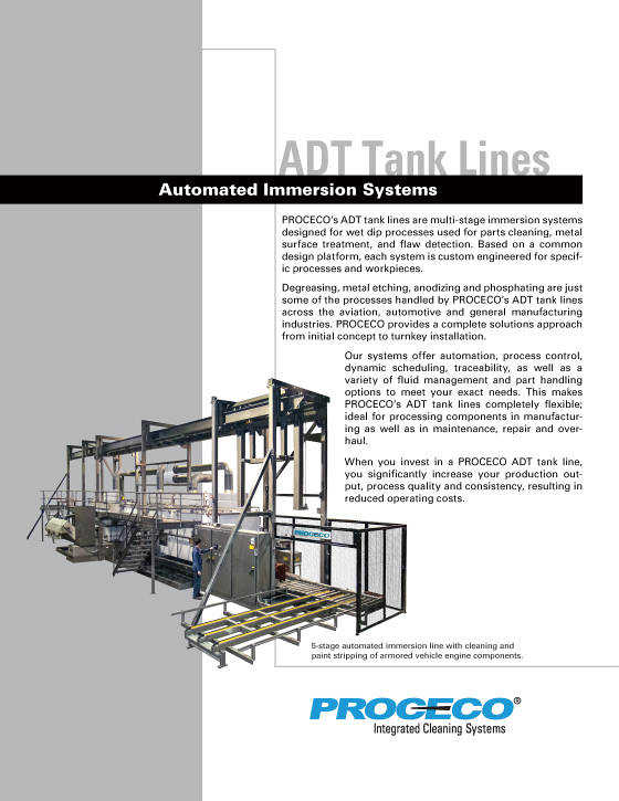 Adt tank lines parts washer (Document anglais)