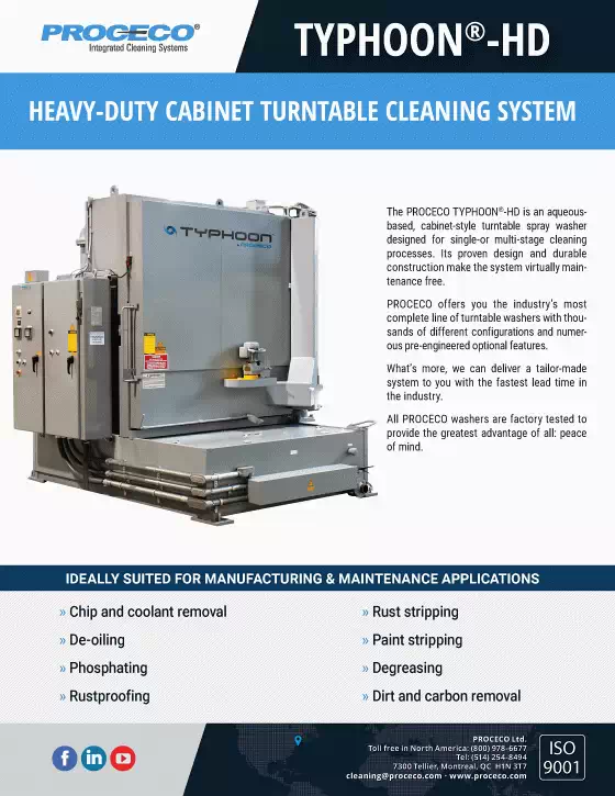 TYPHOON®-HD Heavy-Duty Cabinet Washer