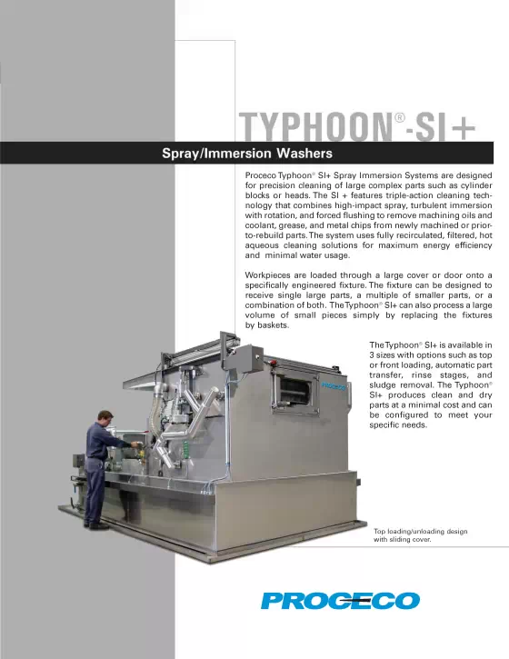 TYPHOON®-SI+ Spray-Immersion Cabinet Washer
