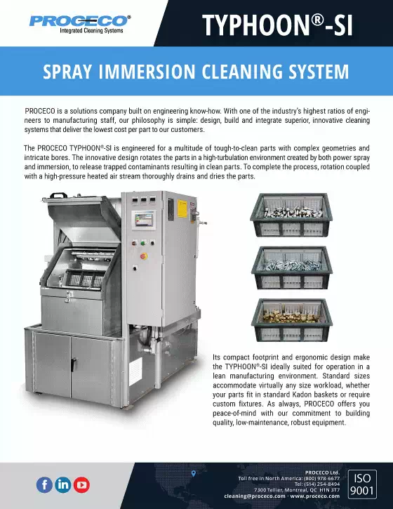 TYPHOON®-SI Spray-Immersion Cabinet Washer