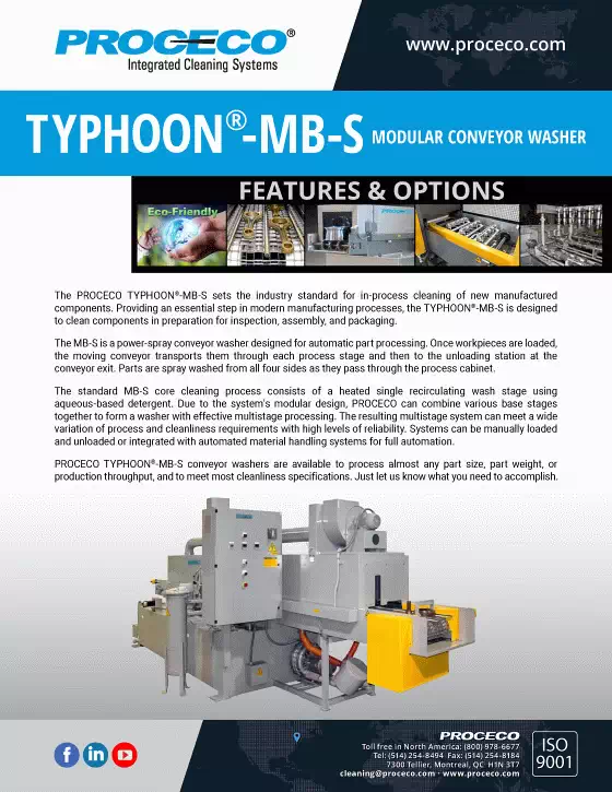 TYPHOON® MB-S Fonctionnalités et Options (Document anglais)