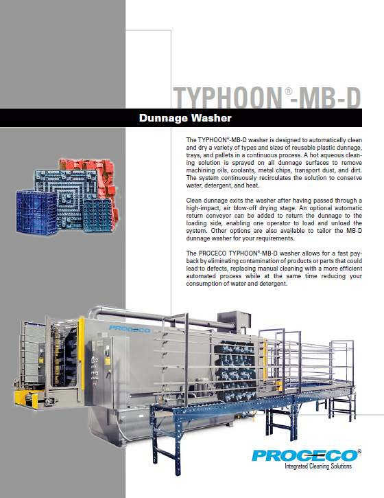 TYPHOON®-MB-D parts washer (Document anglais)