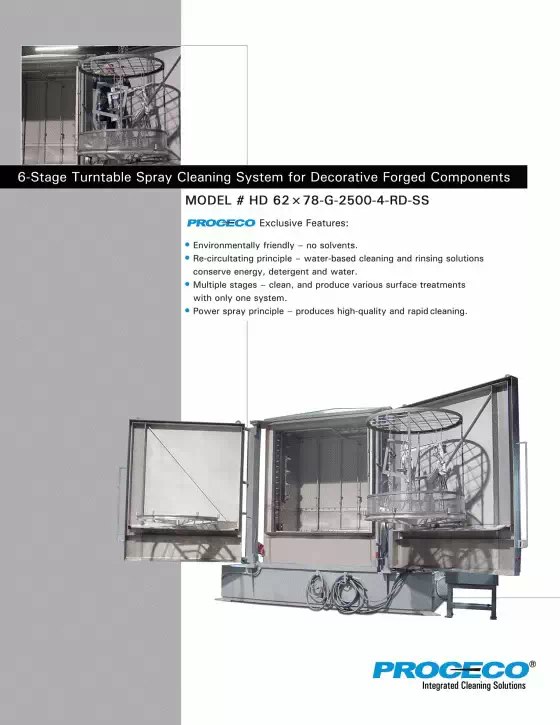 Composants forgés décoratifs - Nettoyage et détartrage (document en anglais)