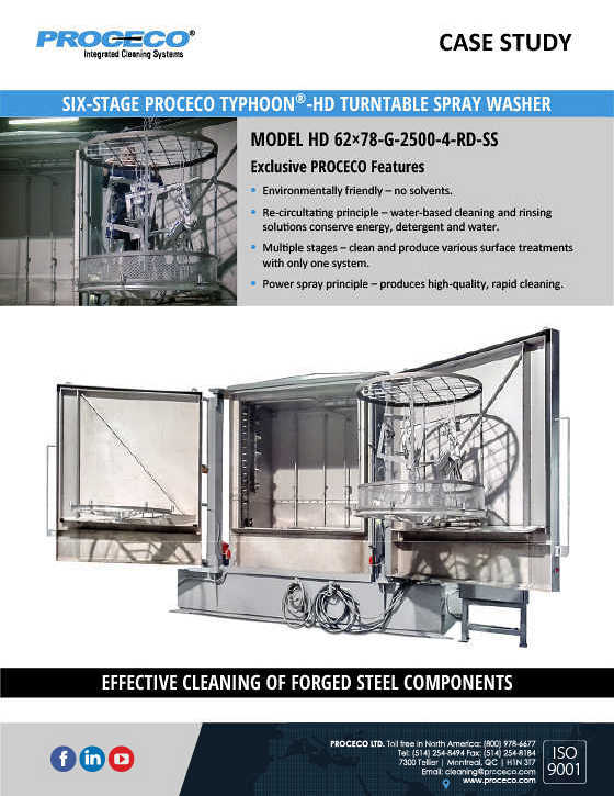Decorative forged components - cleaning and descaling (Document anglais)