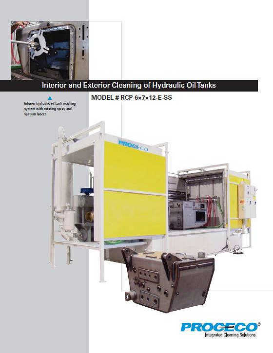 Hydraulic oil tanks - flushing (Document anglais)