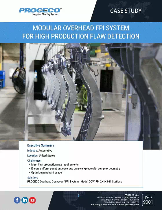 Système modulaire aérien pour la détection des failles par ressuage fluorescent (FPI) (document en anglais)