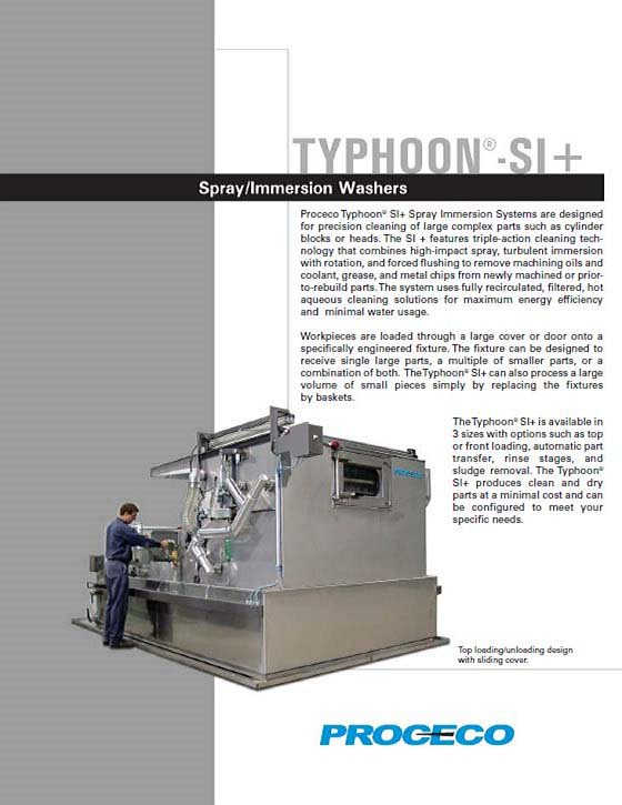 Laveuses de pièces par immersion TYPHOON®-SI+ (document en anglais)