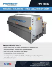Automatic Aerospace Tube Cleaning System TubeFlusher