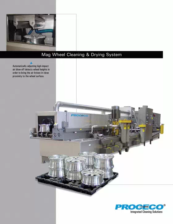 Mag Wheel Cleaning and Drying System