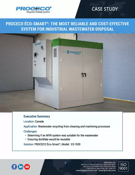 PROCECO Éco-Smart®: The Most Reliable and Cost-Effective System for Industrial Wastewater Disposal