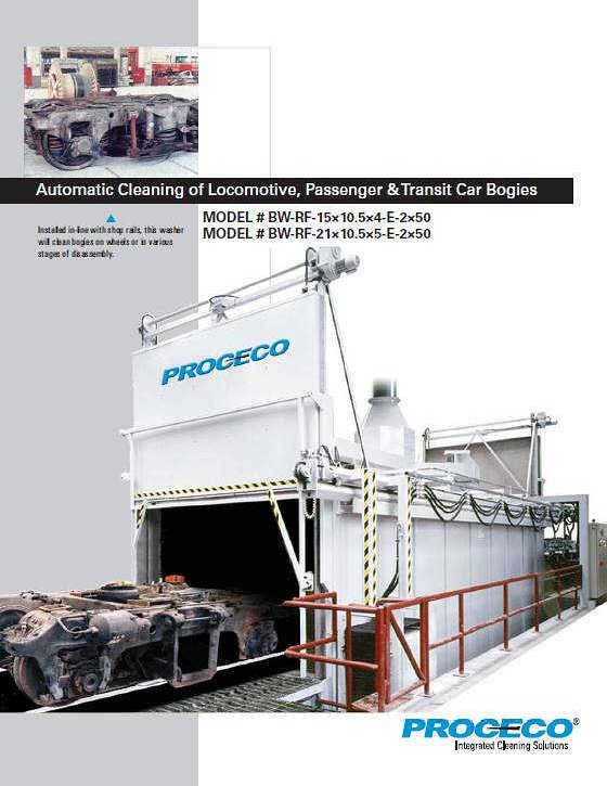 Bogie washing plant (Document anglais)