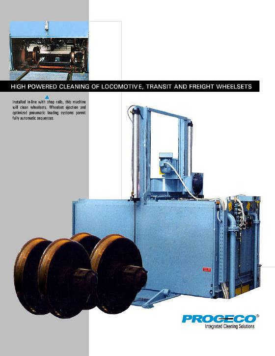 Locomotive wheelset - washing plant (Document anglais)