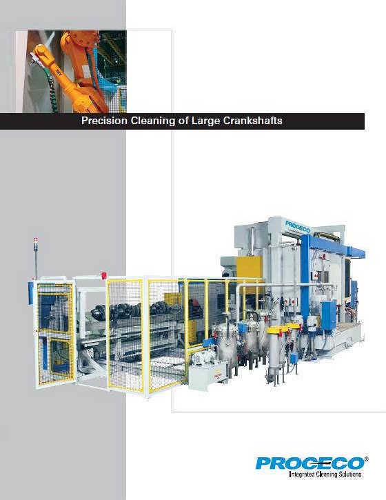 Crankshafts for large diesel engines - precision cleaning (Document anglais)