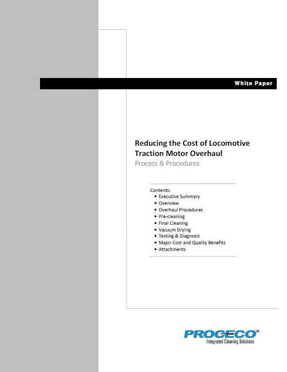 Réduction du coût de la révision des moteurs de traction des locomotives (Document anglais)
