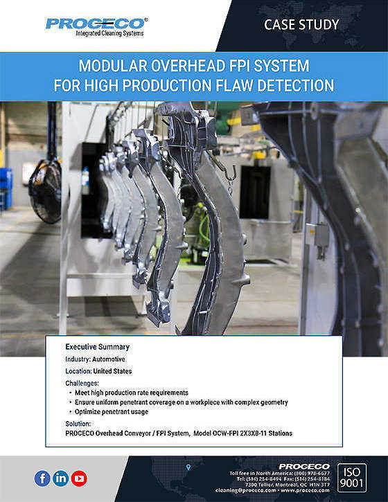Système modulaire aérien pour la détection des failles par ressuage fluorescent (FPI) (Document anglais)