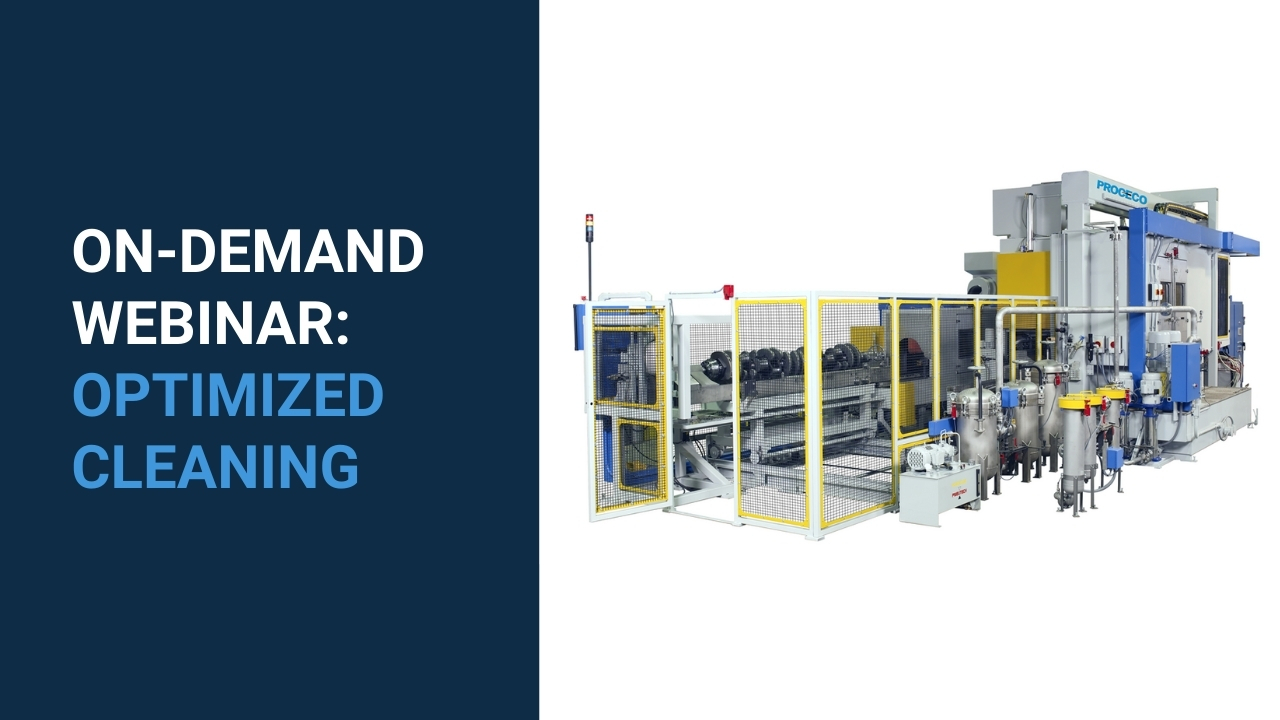 Webinar: Cleaning in Remanufacturing vs. New Manufacturing